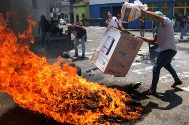 Venezuela'da hükümet karşıtı gösteri:1 ölü