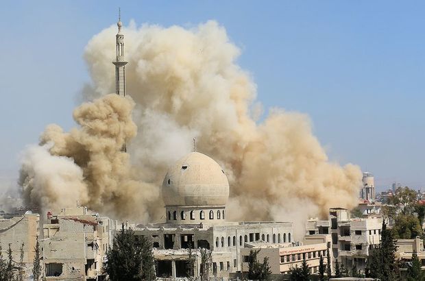 Dareyya'ya düzenlenen hava saldırısı: 6 ölü