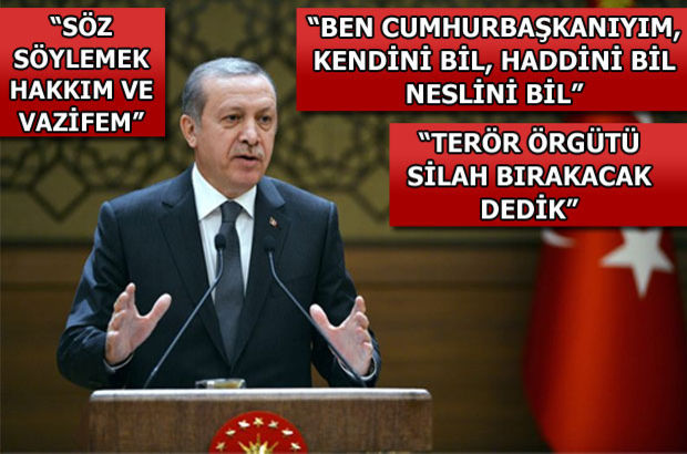 Cumhurbaskani Erdogan Dan Demirtas A Tek Adam Yaniti Ben Cumhurbaskaniyim Haddini Bil Gundem Haberleri