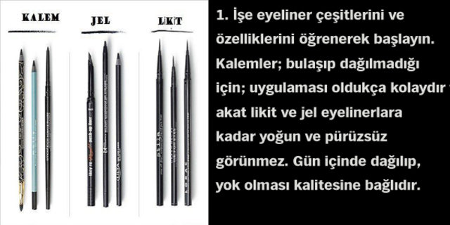 Kolayca Eyeliner Çekmek İçin 22 İlginç Taktik, Makyaj Tüyoları, Kadınlar İçin Makyaj Önerileri