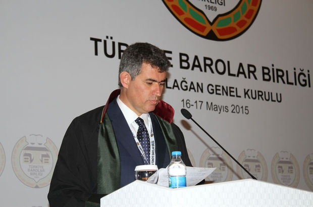 Türkiye Barolar Birliği töreninde protesto