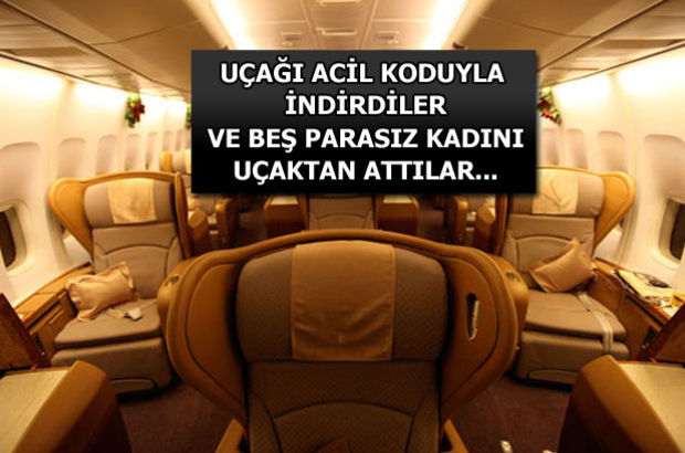 Ekonomi sınıfındaki oğluna Business Class battaniyesi veren kadına gözaltı Ekonomi sınıfındaki oğluna Business Class battaniyesi veren kadına gözaltı