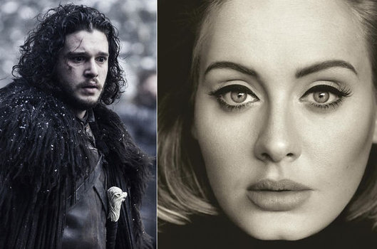 Adele ve Game of Thrones'un Jon Snow'u Kit Harington aynı filmde oynayacak