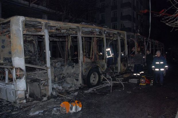 İstanbul'da belediye otobüsüne molotoflu saldırı 