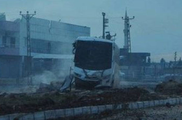 Nusaybin'de polis servis aracının geçişi sırasında patlama