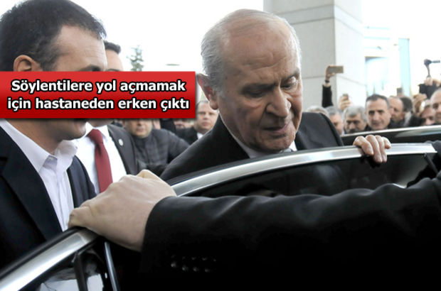 MHP lideri Bahçeli Ankara’da otele yerleşti