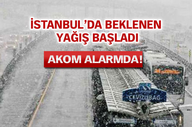 İstanbul'da kar ne zaman başlayacak? 23.01.2016