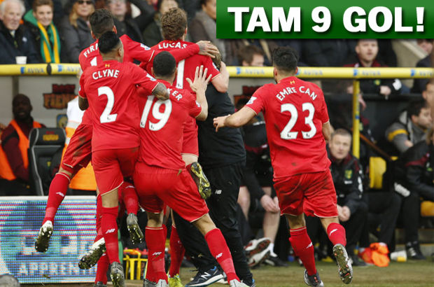 Norwich: 4 - Liverpool: 5