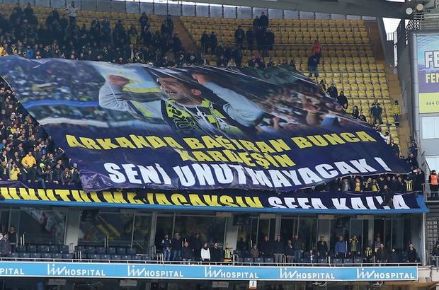 Fenerbahçeli taraftarlar Sefa Kalya'yı andı