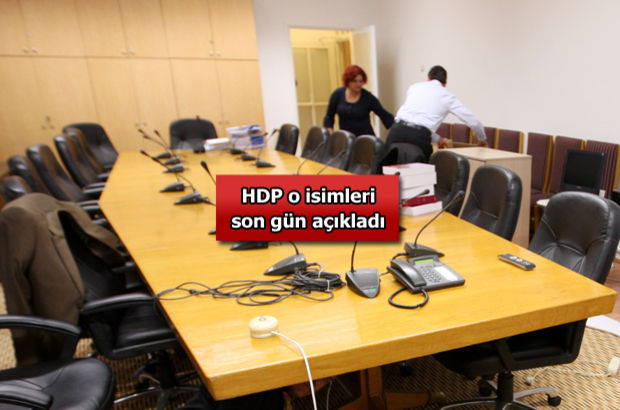 HDP'nin Anayasa Komisyonu üyeleri belli oldu