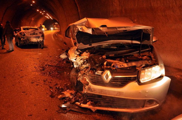 Zonguldak'ta tünelin içinde feci kaza!
