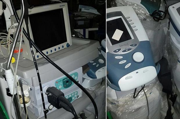 Şırnak'ta hücre evinde özel hastaneye ait tıbbi cihazlar bulundu