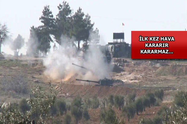 TSK, YPG mevzilerini vurmaya devam ediyor