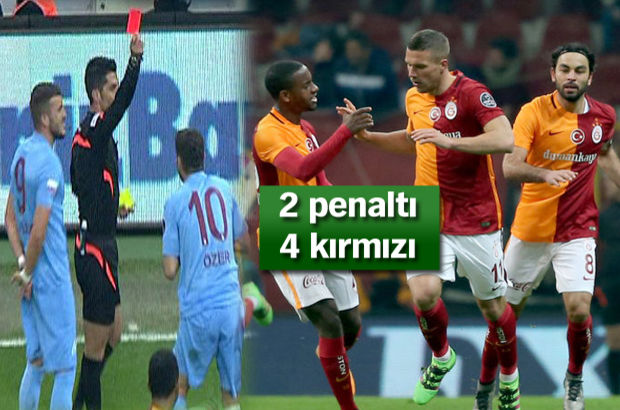 Galatasaray: 2 - Trabzonspor: 1 (MAÇ SONUCU)