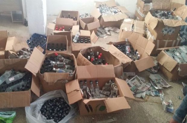 Mersin'de sahte içki operasyonu