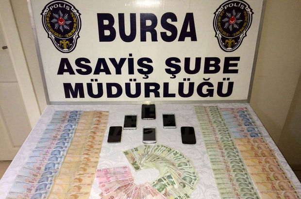 Bursa'da yasa dışı bahis operasyonu