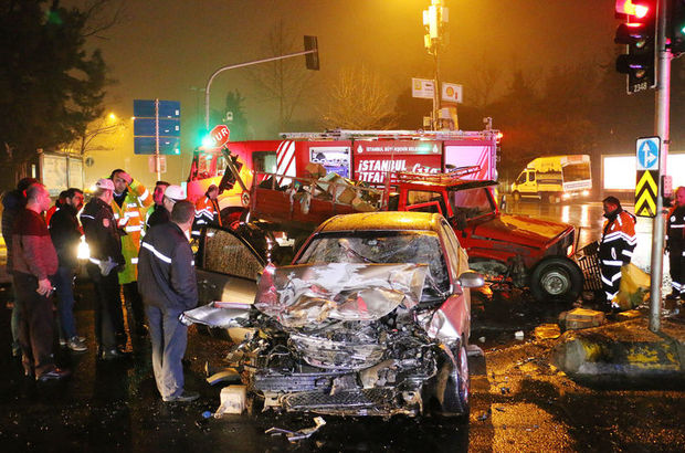 Sarıyer'de trafik kazası: 1 ölü, 2 yaralı