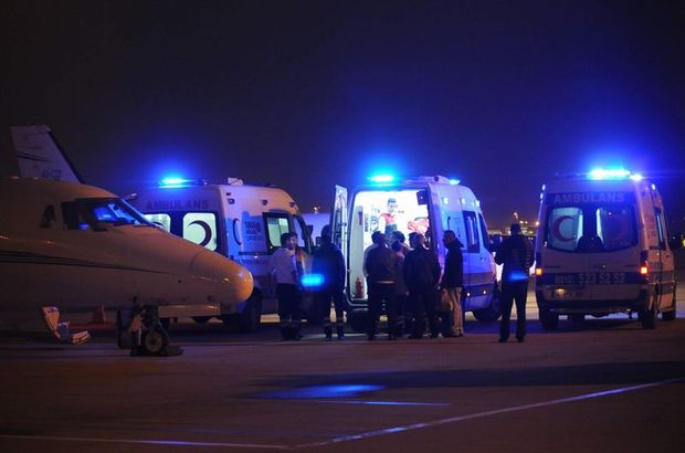 İsrailli 3 yaralı ambulans uçakla gönderildi