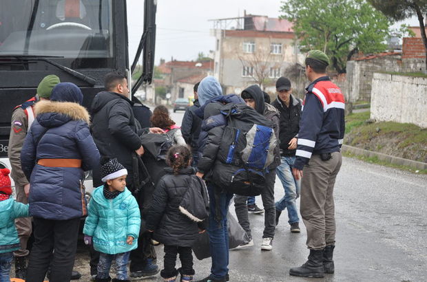 Ayvacık'ta 41 kaçak göçmen yakalandı