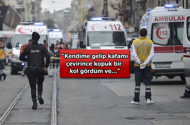 Taksim'deki canlı bomba saldırısında yaralanan genç o anları anlattı