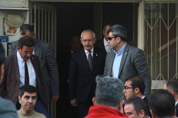 CHP lideri Kılıçdaroğlu'dan taziye ziyareti