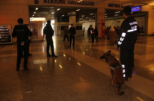 Atatürk Havalimanı'nda sıkı güvenlik önlemleri devam ediyor