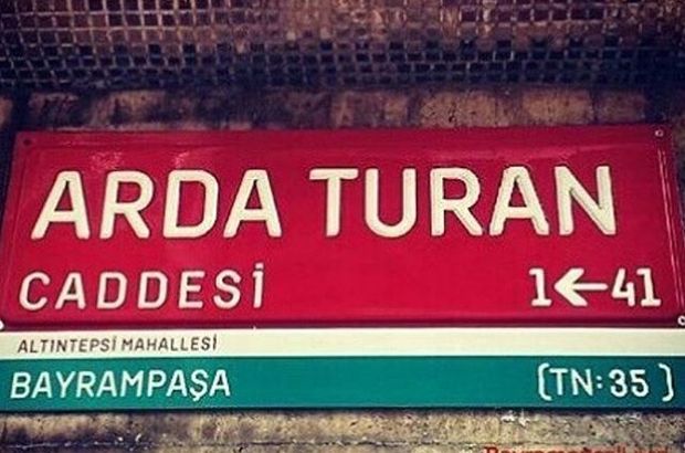 Arda Turan'ın adı caddeye verildi