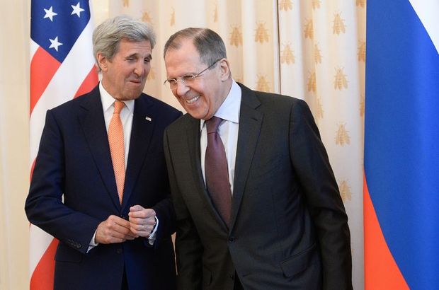 Lavrov ile Kerry Moskova'da bir araya geldi