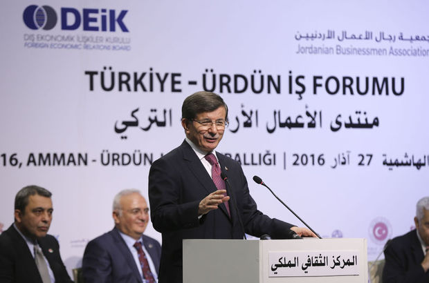 Başbakan Davutoğlu: Ürdün'le deniz seferleri başlatmayı düşünüyoruz