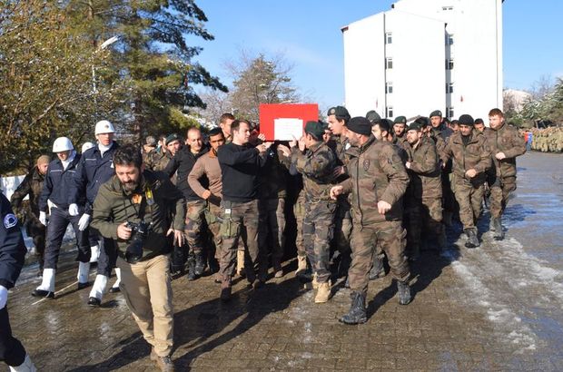 Şırnak'ta şehit polis Volkan Çay için uğurlama töreni