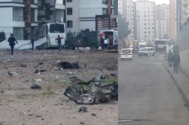 Diyarbakır'daki patlamada 7 polis şehit oldu, 27 yaralı var (Video)