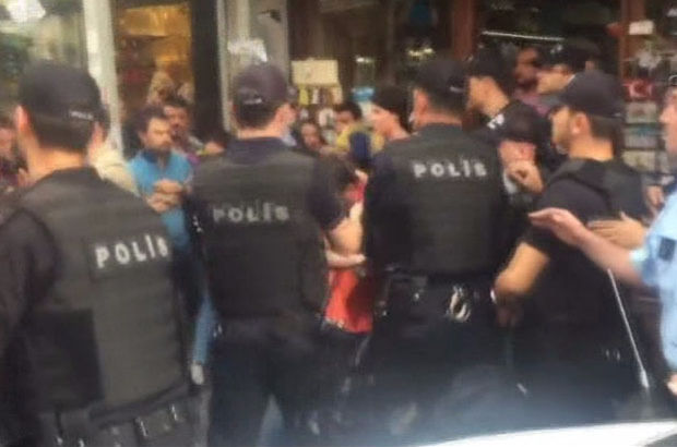 İstanbul'da izinsiz gösteriye müdahale