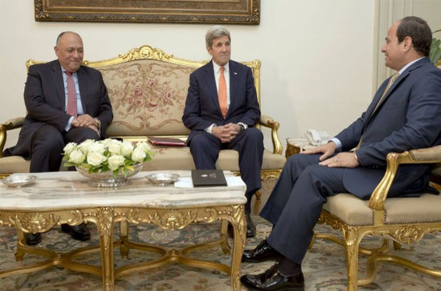 Kerry, Mısır Cumhurbaşkanı ile görüştü