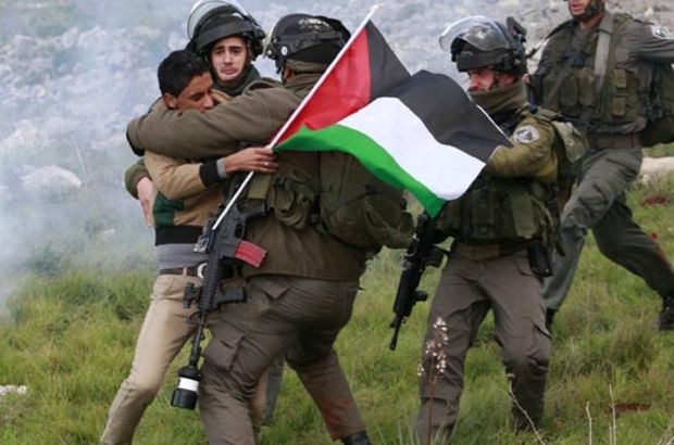 İsrail askerlerinin Filistinlilere müdahalesinde yaralılar var