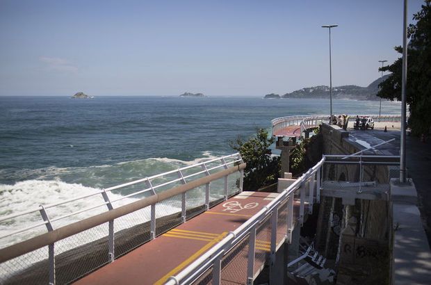 Brezilya’da Olimpiyat Oyunları için inşa edilen bisiklet yolu çöktü