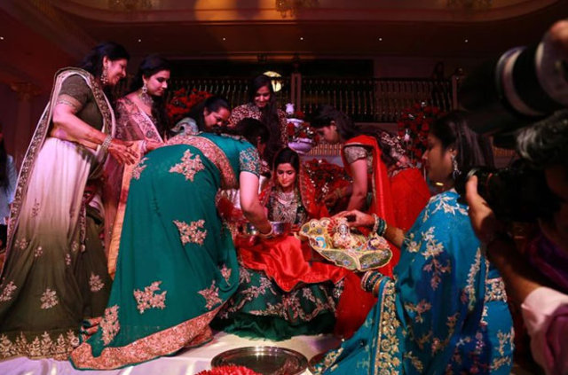 Antalya'da Hint düğünü