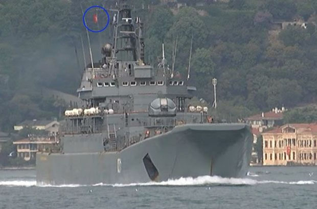 Rus savaş gemisinden bir ilk!