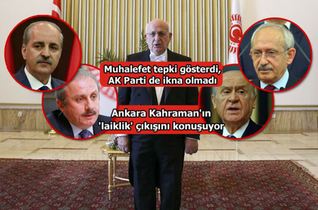 Ankara, TBMM Başkanı İsmail Kahraman'ın laiklik sözlerini tartışıyor