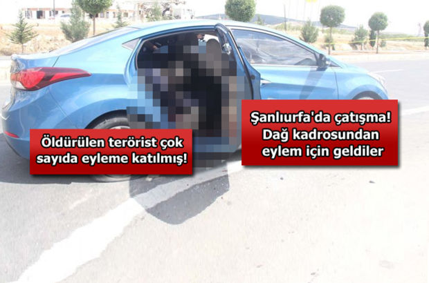 Son Dakika: Şanlıurfa'da otomobildeki PKK'lılar polise ateş açtı