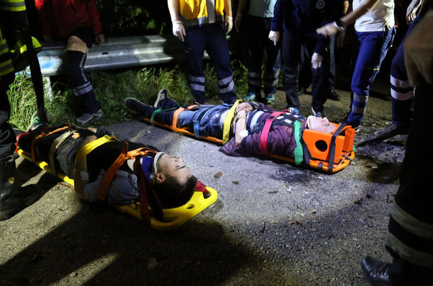 Bursa'da alkol alan 4 kişi uçurumdan yuvarlandı
