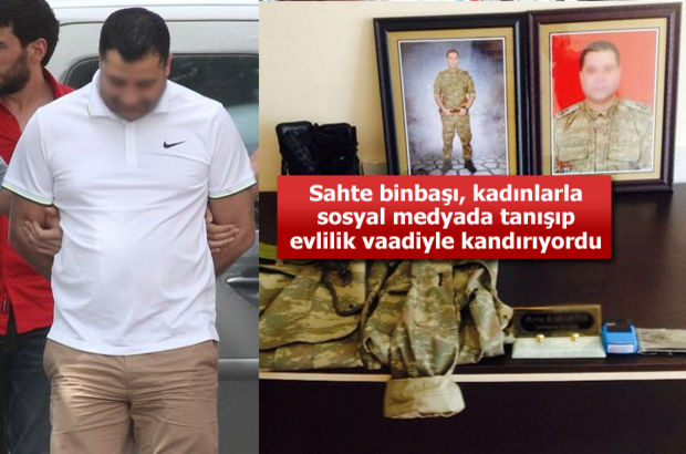 Adana'da kadınları dolandıran sahte binbaşı yakalandı