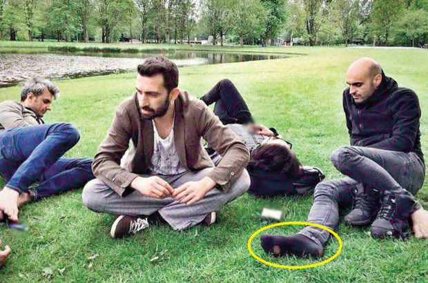 Alper Kul’un delik çorabı dikkat çekti