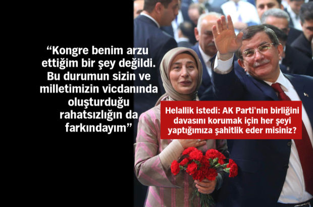 Ahmet Davutoğlu'ndan AK Parti kongresinde 'veda' konuşması