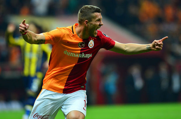 Galatasaray'da en golcü Lukas Podolski