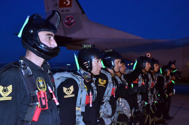 Kayseri'de 1. Komando Tugay Komutanlığı tatbikatı nesef kesti