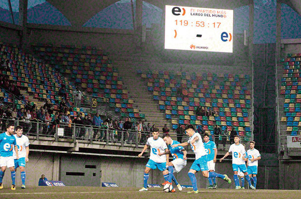 Şili'de bir futbol maçı, Guinness Dünya Rekorlar Kitabı’na girdi
