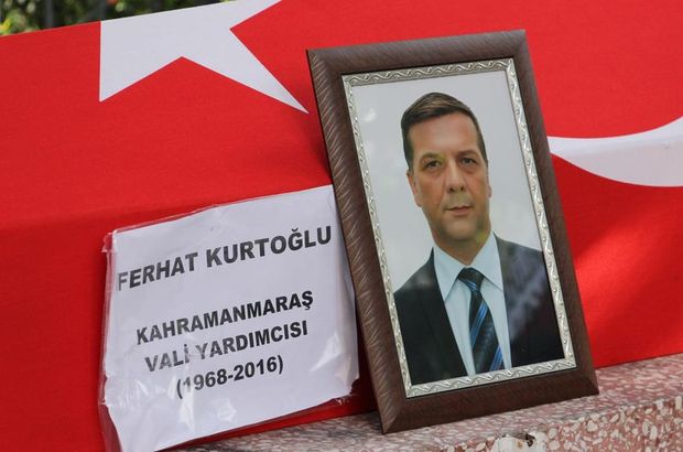 Vali yardımcısı Ferhat Kurtoğlu son yolculuğuna uğurlandı