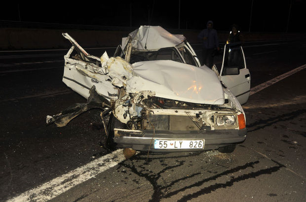 TEM'de trafik kazası: 1 ölü 2 yaralı