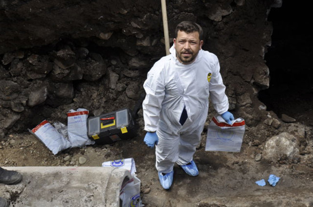 Şanlıurfa Siverek'te yapılan kazıda kemik parçaları bulundu