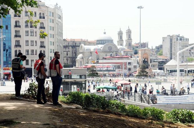 Polis Gezi parkı çevresinde güvenlik önlemi aldı